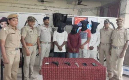 ନକଲି ପିସ୍ତଲ ରେ ଅସଲି ଡକାୟତି କରିଥିବା 4 ଜଣ ଅପରାଧୀଙ୍କୁ ଗିରଫ କଲା ଜୋଙ୍କ ପୋଲିସ