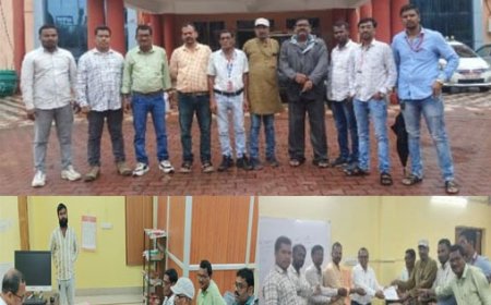 ନୂଆପଡା ଜ଼ିଲ୍ଲା ସାମ୍ବାଦିକ  ସଙ୍ଘ ପକ୍ଷରୁ ସାମ୍ବାଦିକ ସୁରକ୍ଷା, ପେନସନ ଏବଂ ସ୍ୱାସ୍ଥ୍ୟ ବୀମା 10 ଲକ୍ଷ କରିବା ପାଇଁ  ଦେବୀପତ୍ର ପ୍ରଦାନ