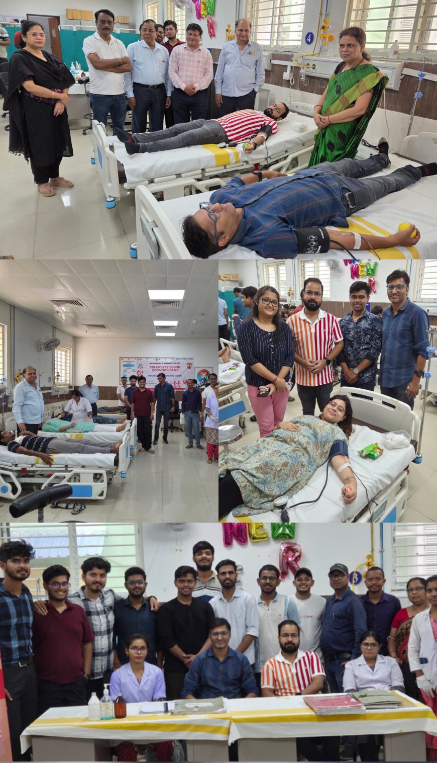 ନ୍ୟାସନାଲ ଡ଼କ୍ଟରସ ଡେ ପାଳନ ଅବସରରେ ରକ୍ତ ଦାନ ଶିବିର ଅନୁଷ୍ଠିତ