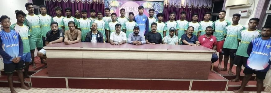 ରାଜ୍ୟସ୍ତରୀୟ ସାହାଣୀ କପ ଫୁଟବଲ ଚମ୍ପିୟାନସିପ ପାଇଁ ମୟୁରଭଞ୍ଜର ୨୫ ଜଣିଆ ଦଳ ଘୋଷିତ