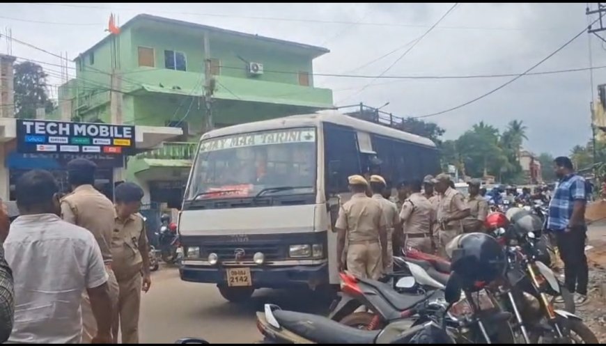 ସୁନା ଚେନ ଲୁଟେରାଙ୍କୁ ଧରି କେନ୍ଦୁଝର ପୋଲିସ ସିନ ରିକ୍ରିଏସନ କଲା