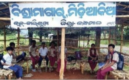 ପ୍ରଶାସନ ଶୁଣିଲାନି:ଗ୍ରାମବାସୀ ନିର୍ମାଣ କଲେ ଯାତ୍ରୀ ବିଶ୍ରାମାଗାର