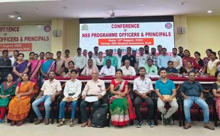 ବିଶ୍ବବିଦ୍ୟାଳୟରେ ଜାତୀୟ ସେବା ଯୋଜନା ବ୍ୟୁରୋ ପକ୍ଷରୁ ଅଧ୍ୟକ୍ଷ ଓ କାର୍ଯ୍ୟକ୍ରମ ଅଧିକାରୀମାନଙ୍କ ସମ୍ମିଳନୀ ଆୟୋଜିତ