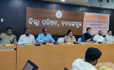 କର୍ମ ନିୟୋଜନ ତଥା ଦକ୍ଷତା ବିକାଶ ନିର୍ଦ୍ଦେଶକ ଏବଂ ସି ଈ ଓ, ଓ ଏସ ଡି ଏ ଙ୍କ ନବରଙ୍ଗପୁର ଜିଲ୍ଲା ଗସ୍ତ  ଓ ସମୀକ୍ଷା ବୈଠକ