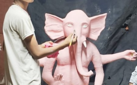 ଛାତ୍ରଙ୍କ ହାତତିଆରି ମୂର୍ତ୍ତି ପୂଜାପାଇବେ ପି ସି ପୁର ବିଦ୍ୟାଳୟରେ