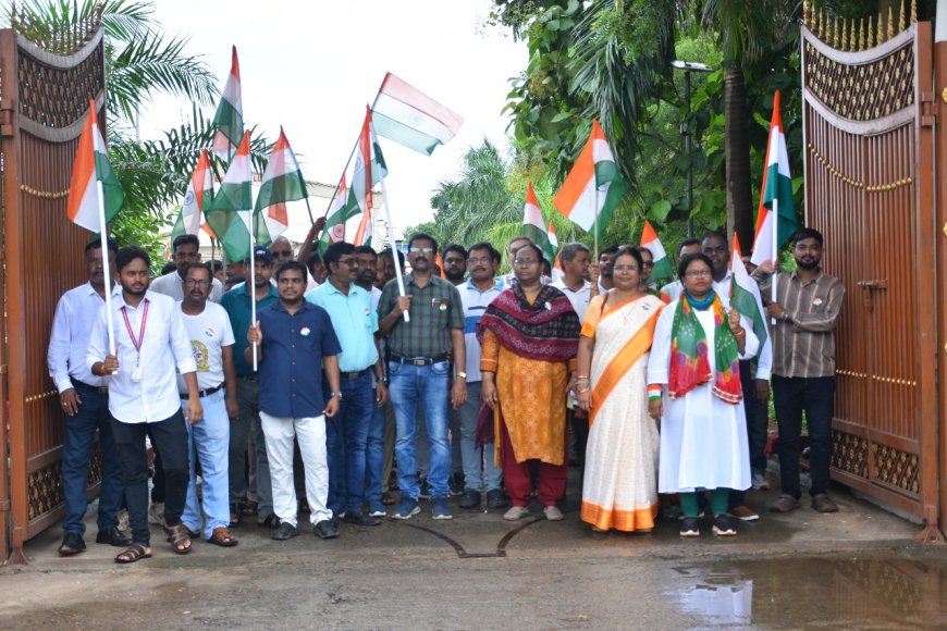 ମହାରାଜା ଶ୍ରୀରାମଚନ୍ଦ୍ର ବିଶ୍ବବିଦ୍ୟାଳୟରେ ସ୍ବାଧୀନତା ଦିବସ ପାଳିତ