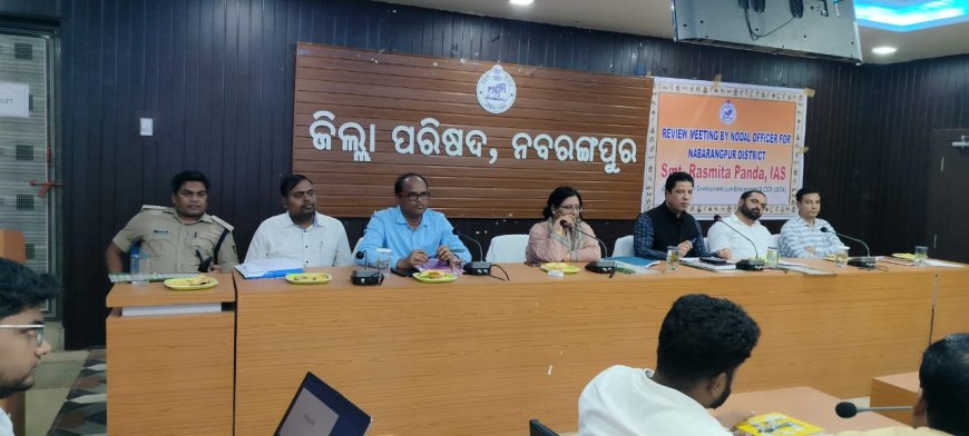 କର୍ମ ନିୟୋଜନ ତଥା ଦକ୍ଷତା ବିକାଶ ନିର୍ଦ୍ଦେଶକ ଏବଂ ସି ଈ ଓ, ଓ ଏସ ଡି ଏ ଙ୍କ ନବରଙ୍ଗପୁର ଜିଲ୍ଲା ଗସ୍ତ  ଓ ସମୀକ୍ଷା ବୈଠକ
