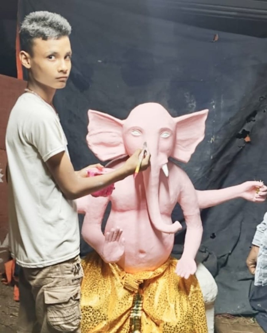 ଛାତ୍ରଙ୍କ ହାତତିଆରି ମୂର୍ତ୍ତି ପୂଜାପାଇବେ ପି ସି ପୁର ବିଦ୍ୟାଳୟରେ