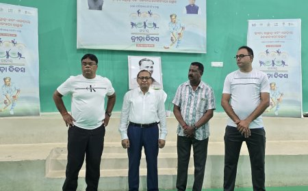 ନୂଆପଡା ଜିଲ୍ଲାରେ ଜାତୀୟ କ୍ରୀଡା ଦିବସ ମହା ସମାରୋହ ରେ ପାଳିତ