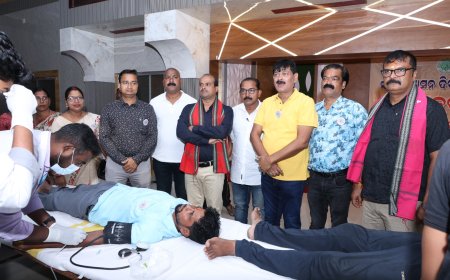 ବାରିପଦା ପୌରପାଳିକା ପକ୍ଷରୁ ମେଗା ରକ୍ତଦାନ ଶିବିର ଆୟୋଜିତ:ରେକର୍ଡ ସଂଖ୍ୟକ ୬୫୦ ୟୁନିଟ ରକ୍ତ ସଂଗୃହିତ