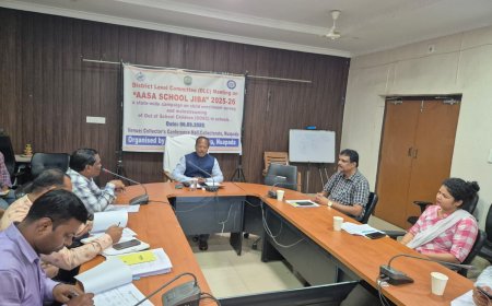 ନୂଆପଡା ଜିଲ୍ଲାପାଳଙ୍କ "ଆସ ସ୍କୁଲ ଯିବା " ଅଭିଯାନର ସମୀକ୍ଷା ବୈଠକ l ଜିଲ୍ଲାରେ କେହି ଜଣେବି ପିଲା  ଡ୍ରପ୍ ଆଉଟ୍ ରହିବ ନାହିଁ - ଜିଲ୍ଲାପାଳ