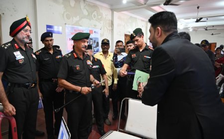 ଭାରତୀୟ ସ୍ଥଳ ବାହିନୀ ତରଫରୁ ବାରିପଦା ବିବାହ ମଣ୍ଡପ ଠାରେ ୩ ଦିନିଆ ଆଦର୍ଶ ସମନ୍ୱିତ ସ୍ୱାସ୍ଥ୍ୟ  ଶିବିର ଉଦଘାଟିତ