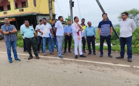 ନବରଙ୍ଗପୁର ସହରାଞ୍ଚଳ ବିକାଶ ଓ ସ୍ୱଚ୍ଛତା ପାଇଁ ମାନ୍ୟବର ବିଧାୟକ ନବରଙ୍ଗପୁର ଏବଂ ଜିଲ୍ଲାପାଳ ଙ୍କ ପରିଦର୍ଶନ