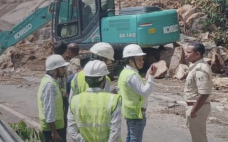 କଳିଙ୍ଗା ଘାଟିରେ ଭୂ-ସ୍ଖଳନ ଘଟଣା:ମରାମତି କାମ ପରିଦର୍ଶନ କଲେ କନ୍ଧମାଳ ଜିଲାପାଳ