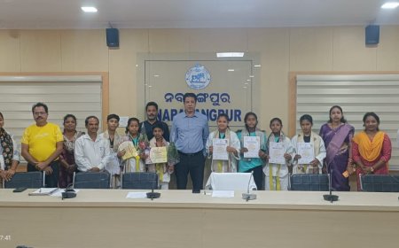 ୬୯ତମ ରାଜ୍ୟସ୍ତରୀୟ ସ୍କୁଲ ଗେମ୍ସ ତାଇକଣ୍ଡୋ ନବରଙ୍ଗପୁର ଖେଳାଳିଙ୍କ ର  ଦୁଇଟି ପଦକ ହାସଲ