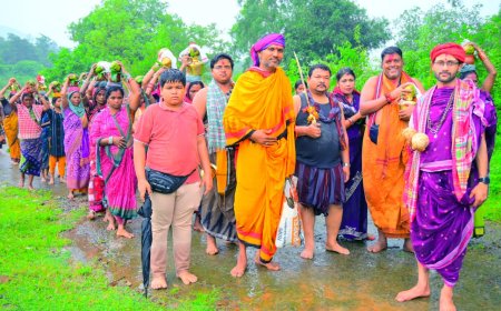 ୫୬ ବର୍ଷ ର ପରମ୍ପରା: କଳସ ଯାତ୍ରାରୁ ଆରମ୍ଭ ହେଲା  ବାଲିଗୁଡାର ପ୍ରସିଦ୍ଧ ନବରାତ୍ର ଦୂର୍ଗାପୂଜା