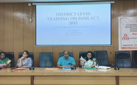 କାର୍ଯ୍ୟକ୍ଷେତ୍ରରେ ମହିଳାଙ୍କୁ ଯୌନ ଉତ୍ପୀଡ଼ନ (ପ୍ରତିରୋଧ ନିଷିଦ୍ଧ ଓ ନିରାକରଣ) ଆଇନ -୨୦୧୩ ସମ୍ବନ୍ଧୀୟ ପ୍ରଶିକ୍ଷଣ ଶିବିର ଅନୁଷ୍ଠିତ