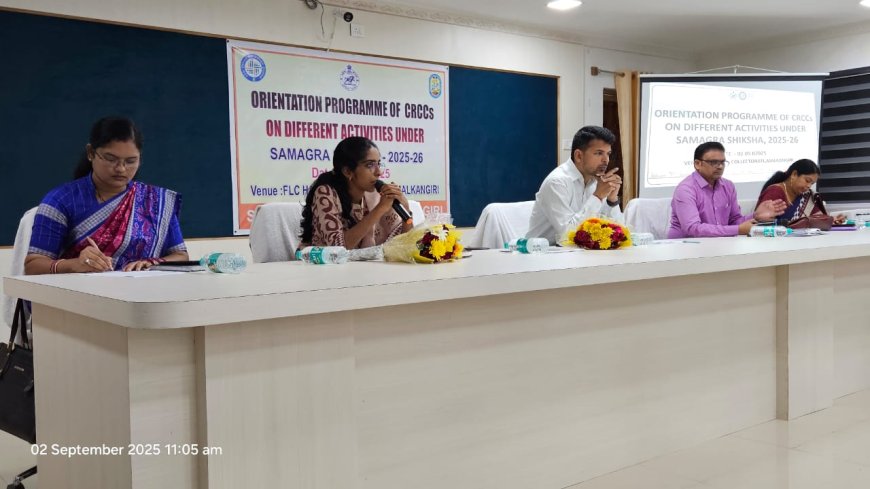 ନୂତନ ସିଆରସିସି ମାନଙ୍କ ଜିଲ୍ଲାସ୍ତରୀୟ ତାଲିମ ଶିବିର