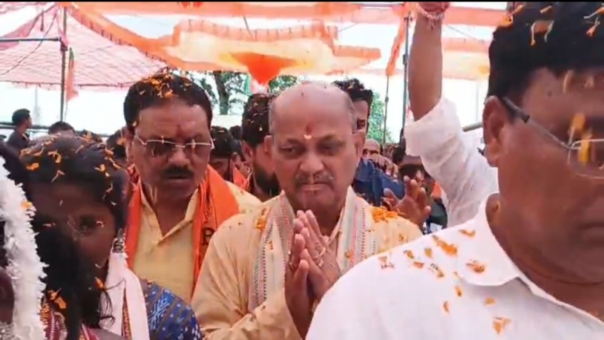 ନୂଆପଡାରେ ଭାରାତିୟ ଜନତାପାର୍ଟି ରାଜ୍ୟ ସଭାପତି ମନମୋହନ ସାମଲ