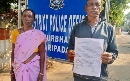 ନିରାଶ୍ରୟ ବାସନ୍ଦ ପରିବାର ପକ୍ଷରୁ ନ୍ୟାୟ ପାଇଁ   ମୟୂରଭଞ୍ଜ ଜିଲ୍ଲାପାଳ ଓ ଏସପିଙ୍କୁ ଦାବିପତ୍ର ୨୫ରୁ ଆମରଣ ଅନଶନ, ନ୍ୟାୟ ନମିଳିଲେ ବାଧ୍ୟ ହେବେ ଆତ୍ମାହୁତି