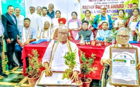 ରୋଟାରି ହେରିଟଜ ତରଫରୁ ଜାତି ନିର୍ମାତା ପୁରସ୍କାର ପ୍ରଦାନ