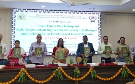 ମହାରାଜା ଶ୍ରୀରାମଚନ୍ଦ୍ର ଭଞ୍ଜଦେଓ ବିଶ୍ୱବିଦ୍ୟାଳୟରେ ବନ୍ୟପ୍ରାଣୀ ଏବଂ ଜୈବବିବିଧତା ସଂରକ୍ଷଣ ବିଭାଗର କର୍ମଶାଳା ଉଦ୍‌ଘାଟିତ