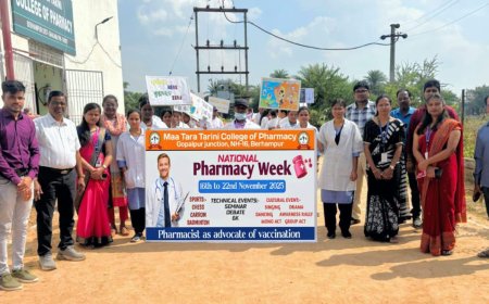 ମା ତାରାତାରିଣୀ ଫାର୍ମାସୀ କଲେଜରେ 'ଫାର୍ମାସୀ ସପ୍ତାହ' ପାଳିତ