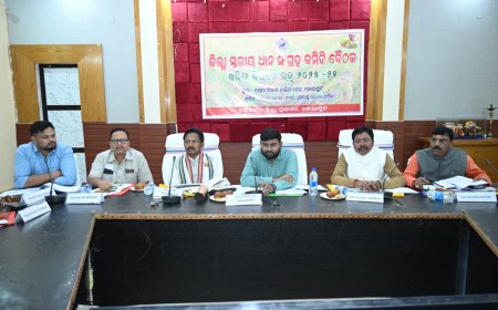 ଜିଲ୍ଲାସ୍ତରୀୟ ଖରିଫ ଧାନ ସଂଗ୍ରହ କମିଟି ବୈଠକ ଡ଼ିସେମ୍ବର ୧୧ ତାରିଖ ଠାରୁ ୧୦୮ ମଣ୍ଡିରୁ ଧାନ ସଂଗ୍ରହ ହେବ ମଣ୍ଡିକୁ ଜଗିବ ସିସିଟିଭି