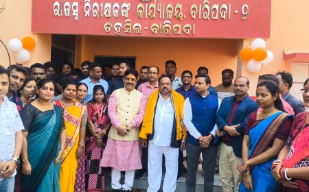 New Office Buildings for Baripada Tahasil Revenue Inspector (RI–1 and RI–2) Inaugurated