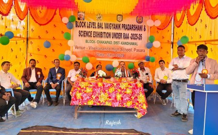 ପସରା ବିଦ୍ୟାଳୟ ରେ ବାଲ୍ ବୈଜ୍ଞାନିକ ପ୍ରଦର୍ଶନୀ ମେଳା ଅନୁଷ୍ଠିତ