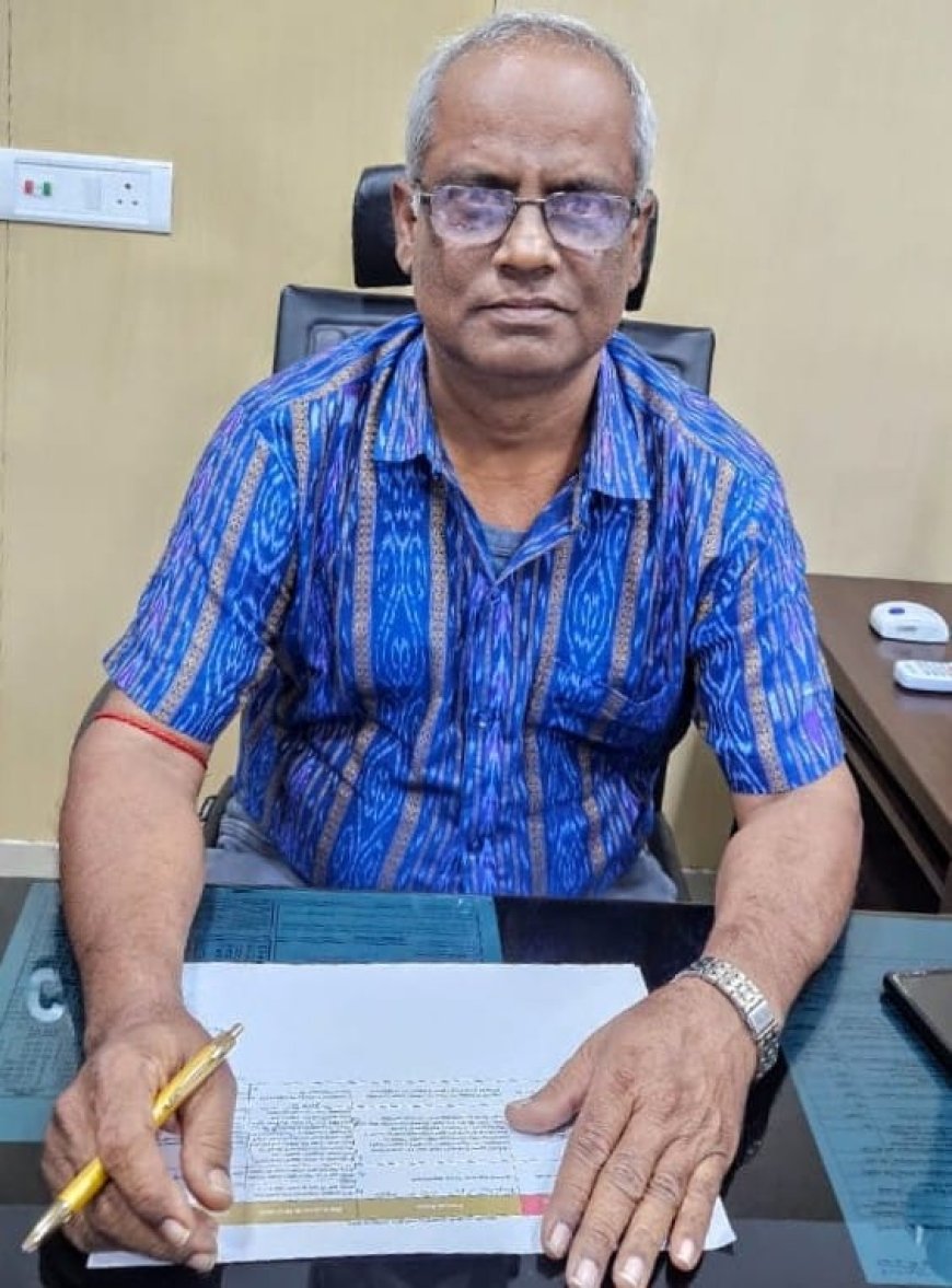 ନୂତନ ମୁଖ୍ୟ ଜିଲ୍ଲା କୃଷି ଅଧିକାରୀଙ୍କ କାର୍ଯ୍ୟରେ ଯୋଗଦାନ