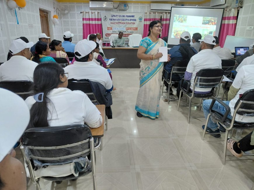 Disaster Management Training Provided to Panchayat Executive Officers