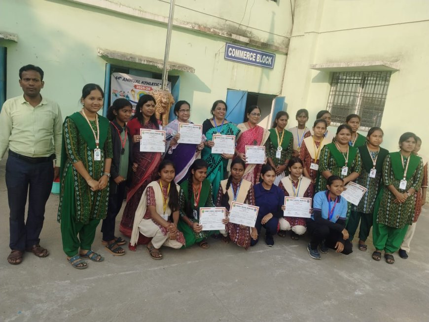 ମହିଳା ମହାବିଦ୍ୟାଳୟର ବାର୍ଷିକ କ୍ରୀଡା ଉତ୍ସବ