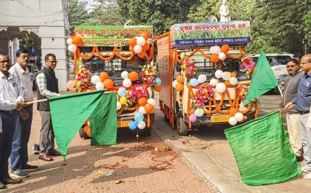 ବାରିପଦାରେ କୃଷକ ସଚେତନତା ରଥର ଶୁଭାରମ୍ଭ ଚାଷୀଙ୍କ ଉନ୍ନତି ପାଇଁ ରାଜ୍ୟ ସରକାର ପ୍ରତିଶୃତିବଦ୍ଧ