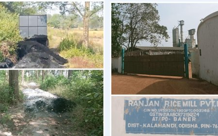 ବାଯ଼ୁ ଏବଂ ଜଳ ପ୍ରଦୂଷଣକୁ ନିଯ଼ନ୍ତ୍ରଣ କରିବା ପାଇଁ ରଞ୍ଜନ ରାଇସ ମିଲ ପାଖରେ କୌଣସି ପ୍ରକାରର ସୁବିଧା ନାହିଁ କି ? ଅଞ୍ଚଳ ପାଇଁ ବିପଦ ସାଜିଛି ରଞ୍ଜନ ରାଇସ ମିଲ