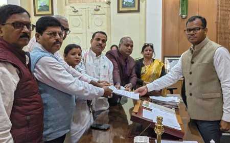 Congress Submits a Memorandum Demanding Facilities for Farmers in Paddy Procurement