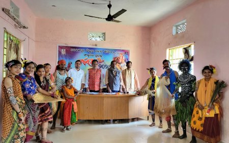 ନବରଙ୍ଗପୁରରେ ସାଂସ୍କୃତିକ ଉତ୍ସାହ: ମଣ୍ଡେଇ ୨୦୨୫ ପାଇଁ ଜିଲ୍ଲାସ୍ତରୀୟ ପ୍ରତିଯୋଗିତା ଅନୁଷ୍ଠିତ