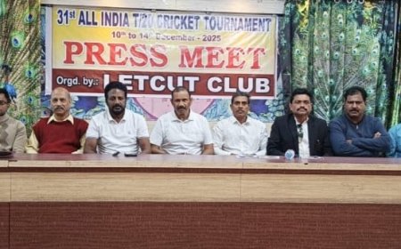 31st All-India T-20 Cricket Tournament to Begin from December 10