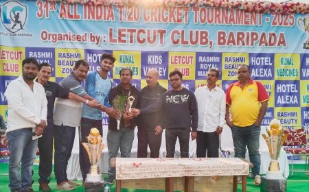 ସର୍ବଭାରତୀୟ ଟି - ଟ୍ୱେଣ୍ଟି କ୍ରିକେଟ ଟୁର୍ଣ୍ଣାମେଣ୍ଟ ଉଦଘାଟିତ ଡି ଆର କେ ଓ ରାଉରକେଲା ବିଜୟୀ