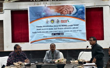 ନୂଆପଡାରେ  ଅଣୁ, କ୍ଷୁଦ୍ର ଏବଂ ମଧ୍ୟମ ଉଦ୍ୟୋଗ ବିଭାଗ ଏବଂ ଜିଲ୍ଲା ଶିଳ୍ପକେନ୍ଦ୍ର ଦ୍ଵାରା ଗୁଣବତ୍ତା ପ୍ରମାଣ  କର୍ମଶାଳା ଆୟୋଜିତ