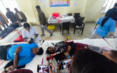 Voluntary Blood Donation Camp Organized Under the Auspices of Mayurbhanj Fruits and Vegetables Farmer Producer Company