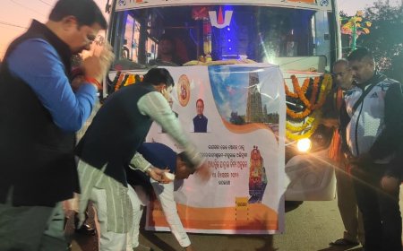 ବରିଷ୍ଠ ନାଗରିକ ତୀର୍ଥ ଆଧ୍ୟାତ୍ମିକ ଯାତ୍ରାର ଶୁଭାରମ୍ଭ