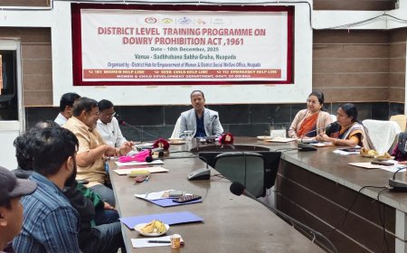 ନୂଆପଡ଼ାରେ ଯୌତୁକ ନିଷେଧ ଅଧିନିୟମ  ଉପରେ   ତାଲିମ ଶିବିର ଅନୁଷ୍ଠିତ