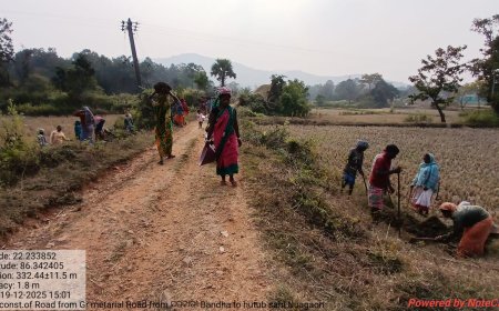 ରାମଦୋଳି ଯୁବକ ସଂଘ ହସ୍ତକ୍ଷେପ ପରେ ରାସ୍ତା କାମ ଆରମ୍ଭ/ରାମଦୋଳି ଯୁବକ ସଂଘ ର ଦାବି ହେବ ପୂରଣ ନୂଆଗାଁ ହୁଟୁବ ସାହି ରାସ୍ତା କାମ ଆରମ୍ଭ
