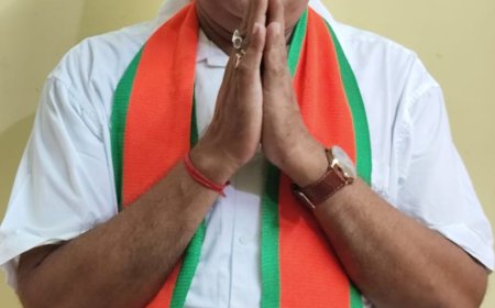 ତୃତୀୟ ଥର  ଜିଲ୍ଲା ବିଜେପି  ଉପସଭାପତି ହେଲେ ପୂର୍ଣଚନ୍ଦ୍ର  ପାଢ଼ୀ