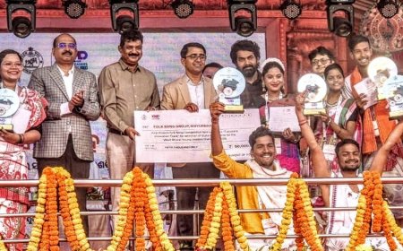 ରାଜ୍ୟସ୍ତରୀୟ ଯୁବ ଉତ୍ସବରେ ମୟୁରଭଞ୍ଜର ସଫଳତା  ଜାତୀୟସ୍ତରରେ ଭାଗନେବ ଲୋକଗୀତ ଦଳ