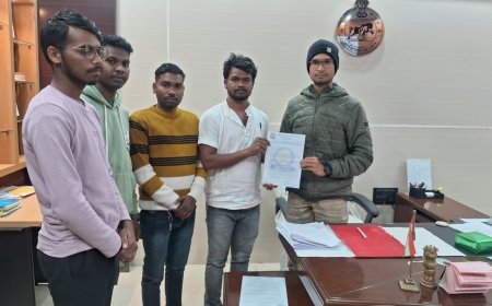 ରାଇରଙ୍ଗପୁର ମହାବିଦ୍ୟାଳୟକୁ ସରକାରୀ ମାନ୍ୟତା ପାଇଁ ମାସା ସଂଘ ତରଫରୁ ବାମନଘାଟି ଉପ ଜିଲ୍ଲାପାଳ ଙ୍କ ଜରିଆରେ ମହାମହିମ ରାଷ୍ଟ୍ରପତିଙ୍କୁ ଦାବି ପତ୍ର ଦେଲେ /ରାଷ୍ଟ୍ରପତି ଅଂଚଳର ରାଇରଙ୍ଗପୁର ମହାବିଦ୍ୟାଳୟ  ର ସରକାରୀ ମାନ୍ୟତା ପାଇଁ ମାସ ସଂଘ ପକ୍ଷରୁ ଦାବି ପତ୍ର l