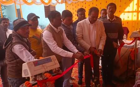 ବିଜାତଳା ଓ  ବାଡାମତଳିଆ ଲ୍ୟାମ୍ପସ ରେ ଧାନ ମଣ୍ଡି ଉଦଘାଟନ