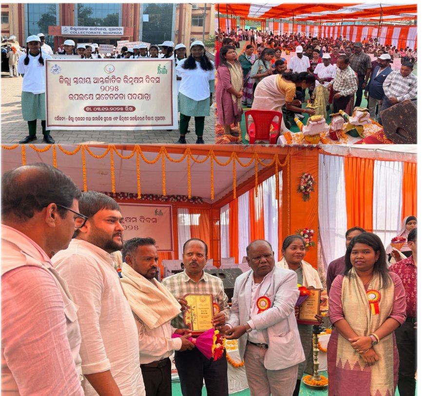 ନୂଆପଡାରେ ଆନ୍ତର୍ଜାତିକ ଭିନ୍ନକ୍ଷମ ଦିବସ ପାଳିତ