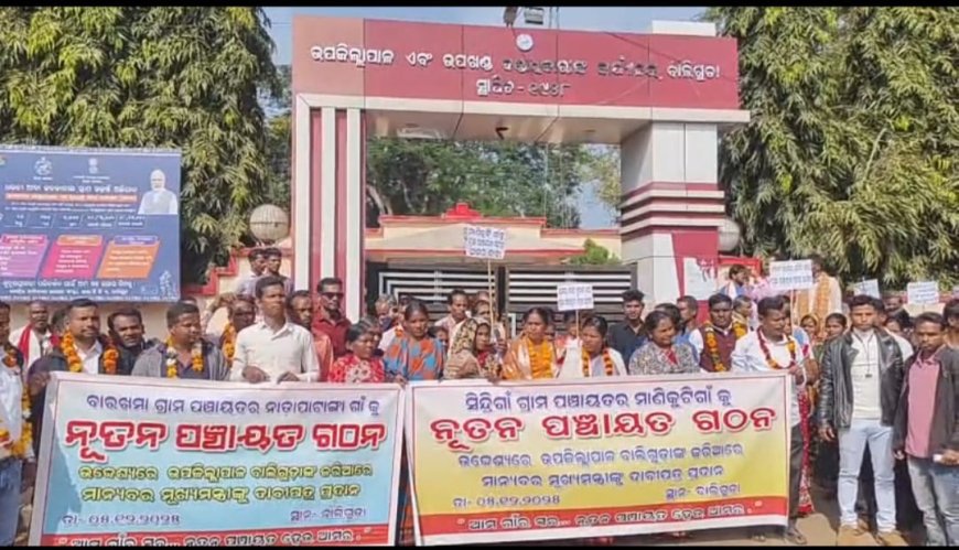 ନାଡ଼ାପାଟାଙ୍ଗ ଓ ମାଣିକୁଟିକୁ ପଞ୍ଚାୟତ ମାନ୍ୟତା ଦାବିରେ ମୁଖ୍ୟମନ୍ତ୍ରୀଙ୍କ ଉଦ୍ଦେଶ୍ୟରେ ଦାବିପତ୍ର ପ୍ରଦାନ